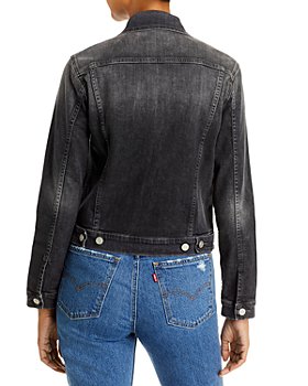 Kiara Classic Jean Jacket in Greenwich Bloomingdales Women Clothing Jackets Denim Jackets 