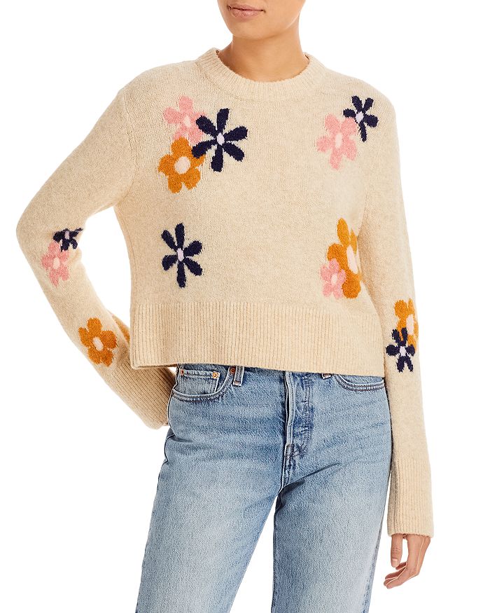 Rails Anise Floral Intarsia Sweater | Bloomingdale's