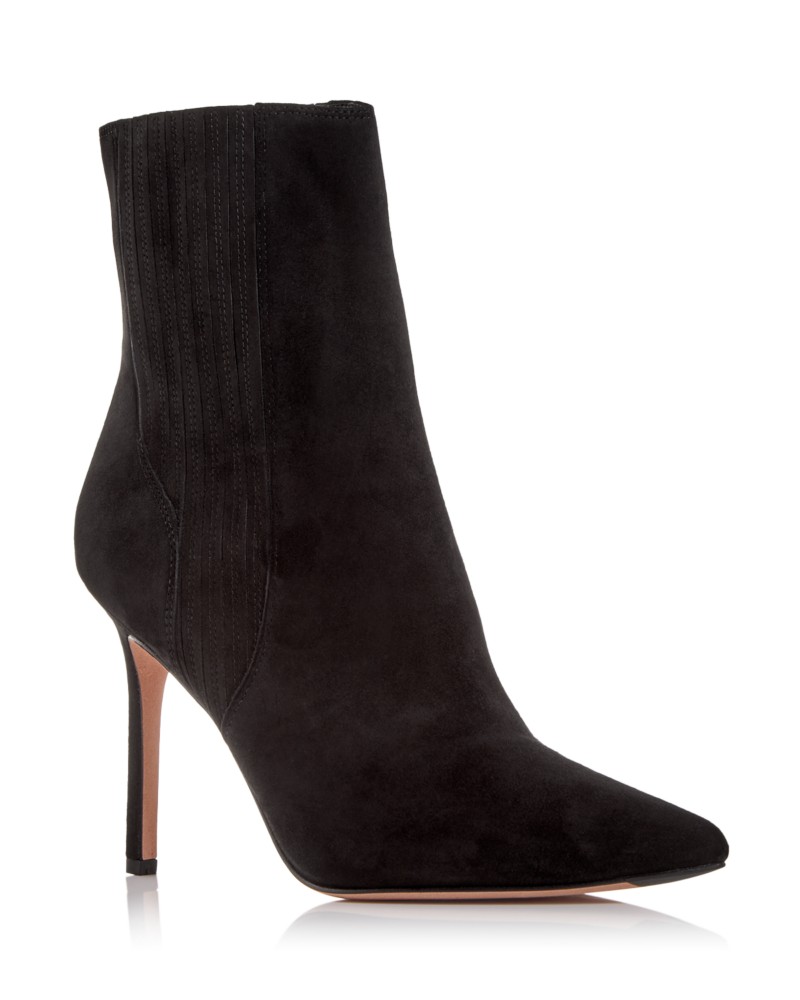 Veronica Beard Women's Lisa High Heel Booties in Black