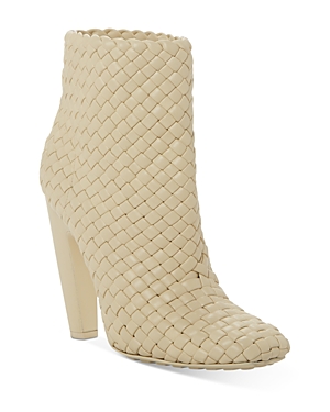 Shop Bottega Veneta Women's Canalazzo Booties In Butter