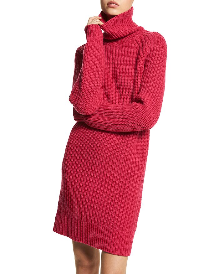 Michael Kors Collection Cashmere Ribbed Sweater Dress | Bloomingdale's