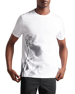 Ted Baker Carnbee Cotton Floral Graphic Tee