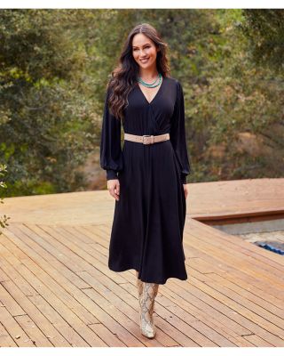 Karen Kane Long Sleeve Artisan Dress | Bloomingdale's