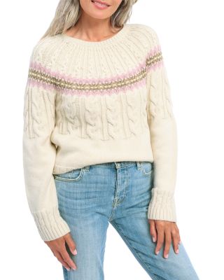 Splendid Olga Cable Knit Sweater 