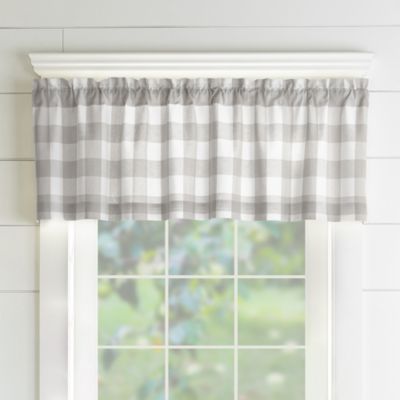 Farmhouse Living Buffalo Check Window Valance, 15" x 60" image