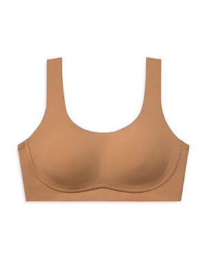 True & Co. True Body Lift Scoop Full Cup Soft Form Band Bra In Bronzed