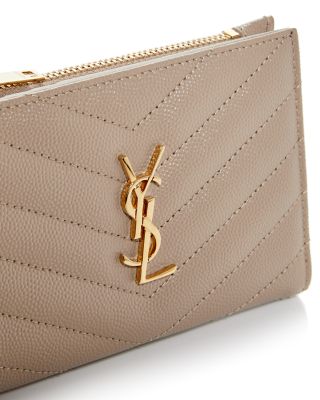 Cassandre Matelasse Fragments Zipped Bi-Fold Wallet