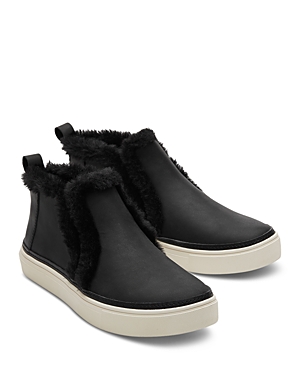 TOMS WOMEN'S BRYCE FAUX FUR LINED PULL ON BOOTIES