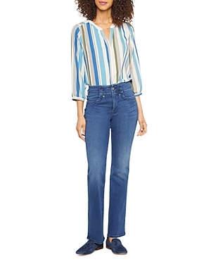 Nydj Marilyn High Rise Straight Jeans In Rendezvous