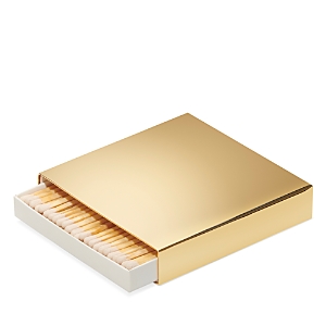 Shop Aerin Square Match Sleeve With Matches In Gold