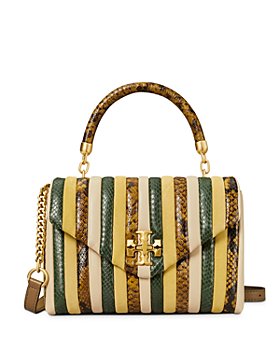 Tory Burch - Kira Stripe Quilted Leather Small Satchel