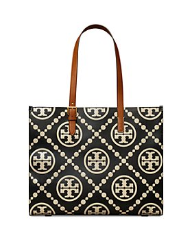 Tory Burch - T Monogram Contrast Embossed Leather Tote