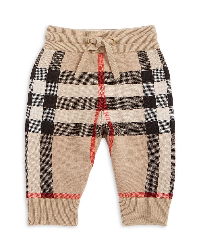 Burberry Boys' Gerard Vintage Check Knit Jogger Pants - Baby |  Bloomingdale's