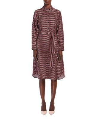 ワンピース Weekend Max Mara NARVEL - Printed silk shirt dress Weekend Max Mara Arena Printed Silk Shirt Dress | Bloomingdale's
