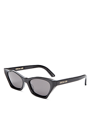 Shop Dior Midnight B1i Butterfly Sunglasses, 53mm In Black/gray Solid