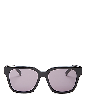 Shop Givenchy Square Sunglasses, 56mm In Black/gray Solid