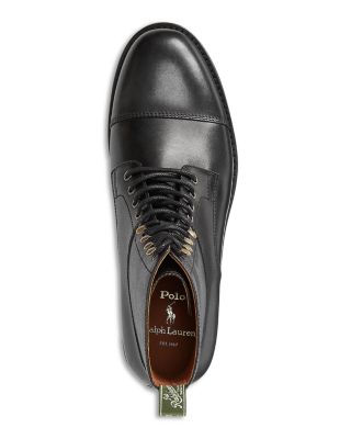 Men's Lace Up Cap Toe Boots