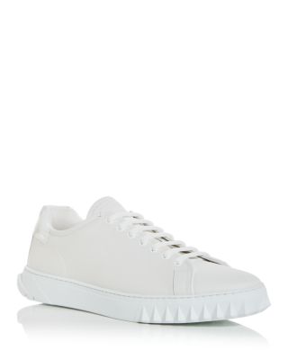 White Salvatore Ferragamo Men's Shoes 