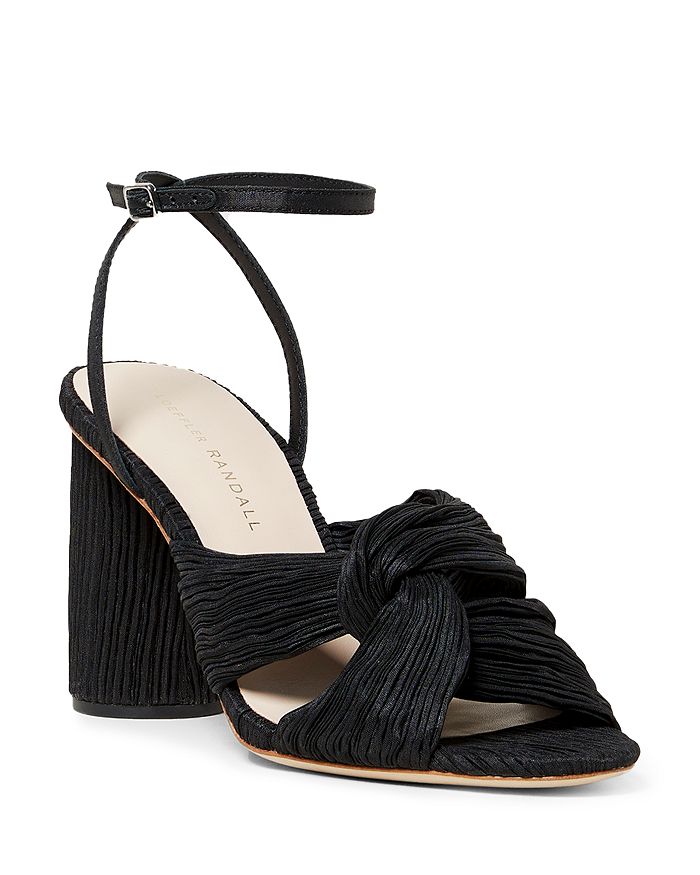 Loeffler Randall Women's Pleated Twist Ankle Strap Sandals Bloomingdale's