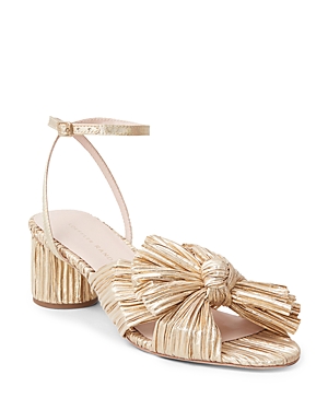 Shop Loeffler Randall Women's Dahlia Ankle Strap High Heel Sandals In Gold
