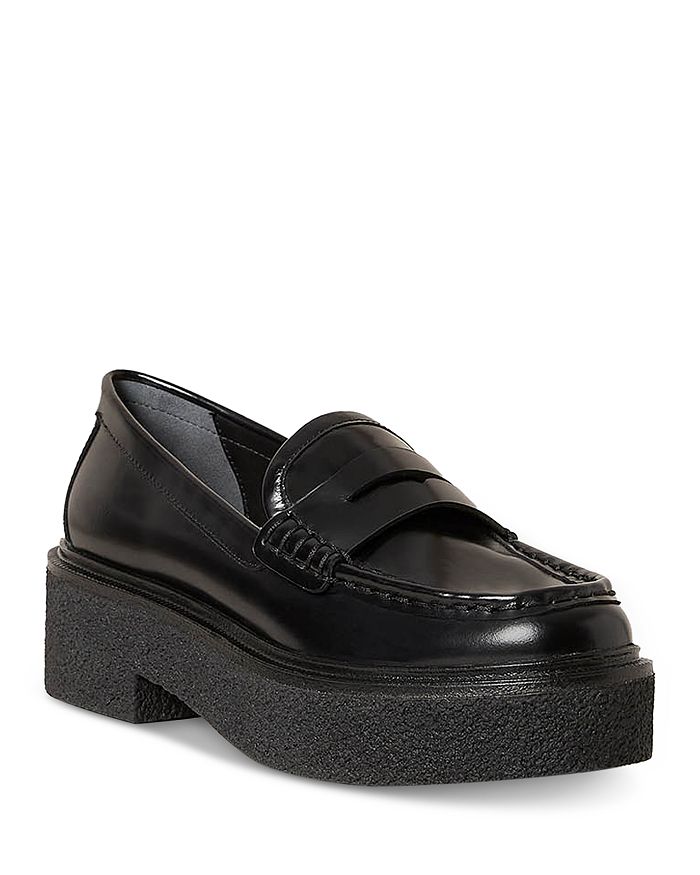 Loeffler Randall Leather Rikki Platform Loafer Womens Shoes Flats and flat shoes Loafers and moccasins 