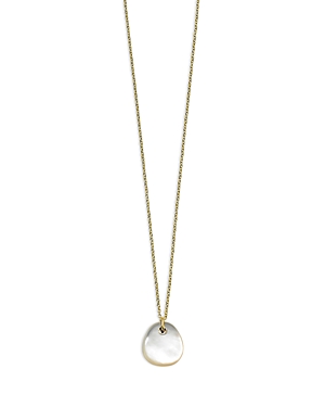 Ippolita 18K Yellow Gold Rock Candy Mother of Pearl Small Pebble Pendant Necklace, 16-18