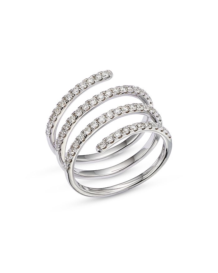 Bloomingdale's Diamond Bypass Ring in 14K White Gold, 0.80 ct. t.w