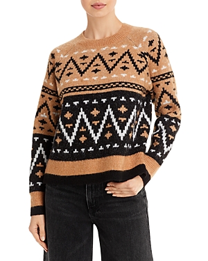 Aqua Ladies Knit Fairisle Sweater - 100% Exclusive
