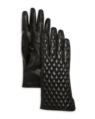 Bloomingdale's Fancy Leather Gloves - Exclusive