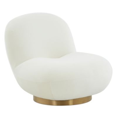 TOV Furniture - Emily Velvet Swivel Chair