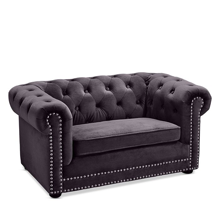 TOV Furniture Husky Gray Chesterfield Pet Bed Bloomingdale's