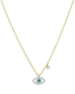 Women's 14k Gold Emerald Cut Gemstone Necklace - Sparkling Sky Blue Topaz Pendant On Sterling Silver Chain - View #7