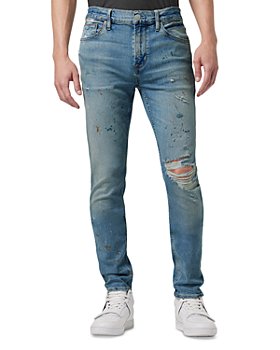Hudson - Axl Slim Fit Distressed Jeans in Disorder Blue