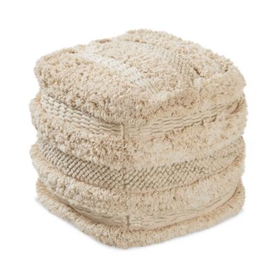 Tov Furniture Yorba Cotton Pouf