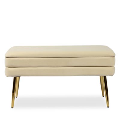Ziva Velvet Storage Bench