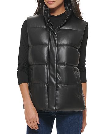 Levi's Faux Leather Puffer Vest | Bloomingdale's