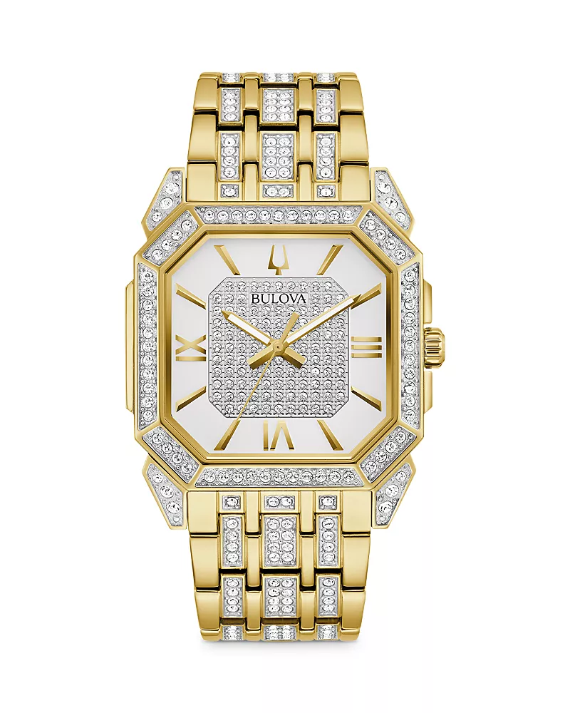 Bulova Crystal Watch, 40mm