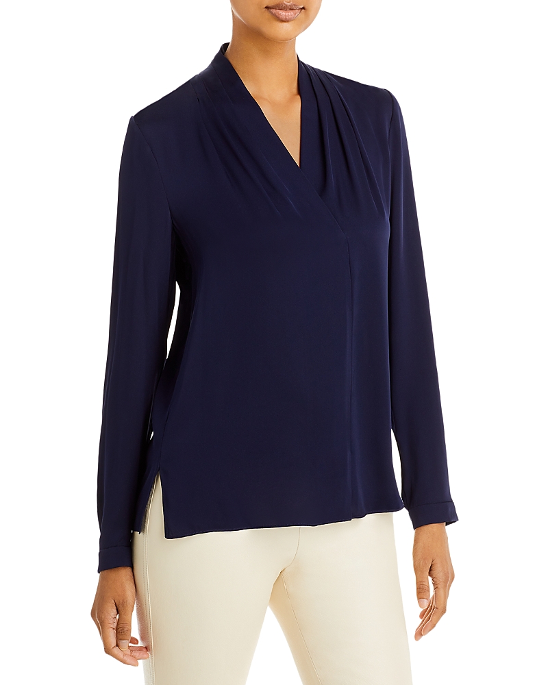 Kobi Halperin Nellie Silk-Blend Pleated Blouse - Exclusive