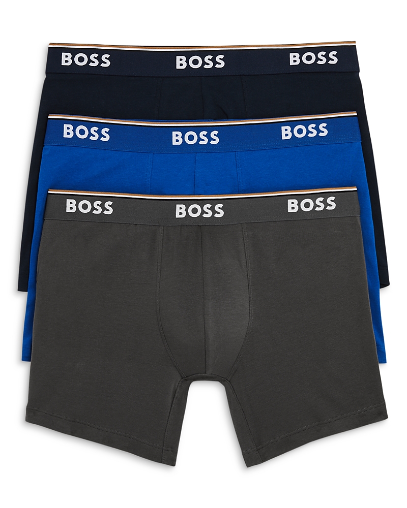 Boss Power Cotton Blend Boxer Briefs, Pack of 3