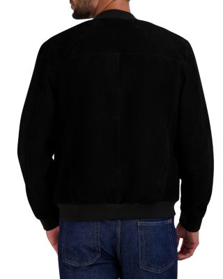 Suede Bomber Jacket