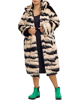 UGG® - Koko Animal Print Faux Fur Oversized Coat