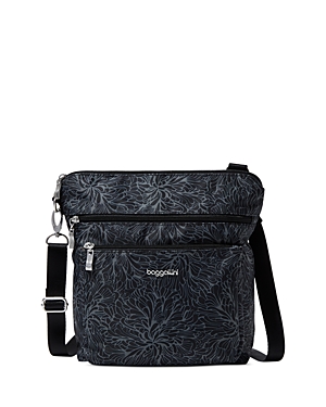 Shop Baggallini Modern Large Pocket Crossbody Bag In Midnight Blue