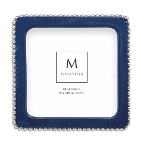 Mariposa Beaded 5 X 5 Frame In Blue
