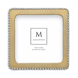 Mariposa Beaded 5 X 5 Frame In Gold