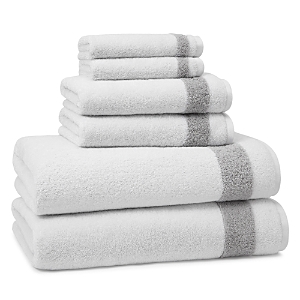 Shop Kassatex Sedona Hand Towel In Grey