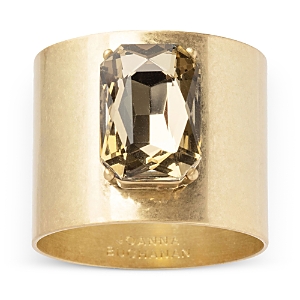 Joanna Buchanan Single Gem 2-piece Napkin Ring Set In Topaz