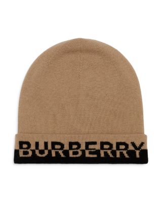 Burberry Logo Intarsia Cashmere-Blend Beanie | Bloomingdale's