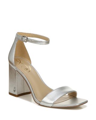 Sam Edelman Women's Daniella High-heel Sandals In Silver