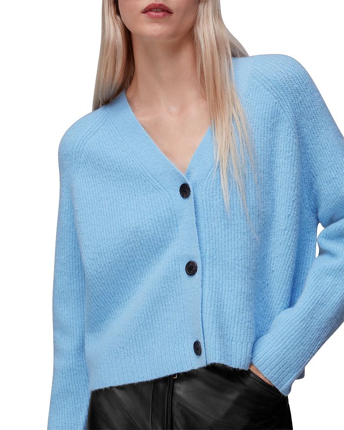 Whistles Ribbed Cardigan Bloomingdale's
