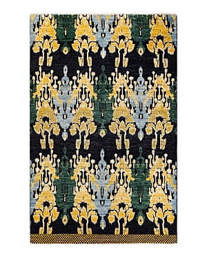 Bloomingdale's Artisan Collection Modern M1649 Area Rug, 6' X 9'3 In Black